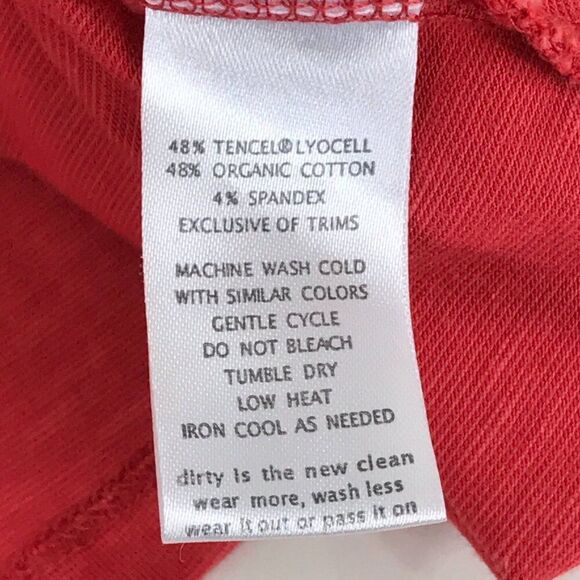 Horny Toad Empirical Dress Women's XL Orange Faux Wrap Stretch Knit Surplice - Picture 11 of 13